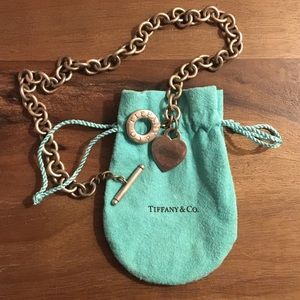 Tiffany and Co. Heart Toggle Necklace